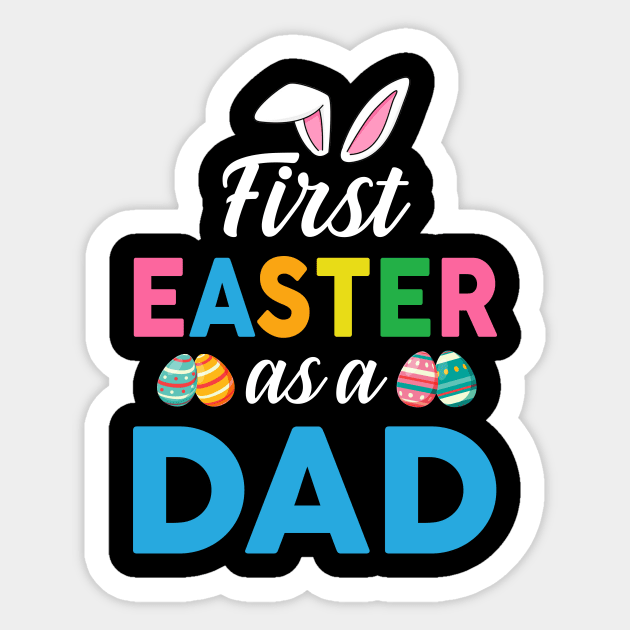 First Easter As A Dad Pregnancy Announcement Sticker by cruztdk5